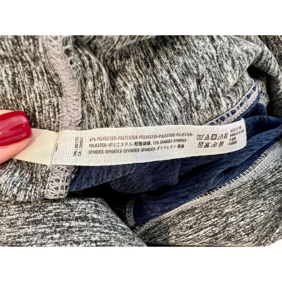 Free people fp movement Boro colorblock Blue Gray leggings - Size L - Picture 4 of 7